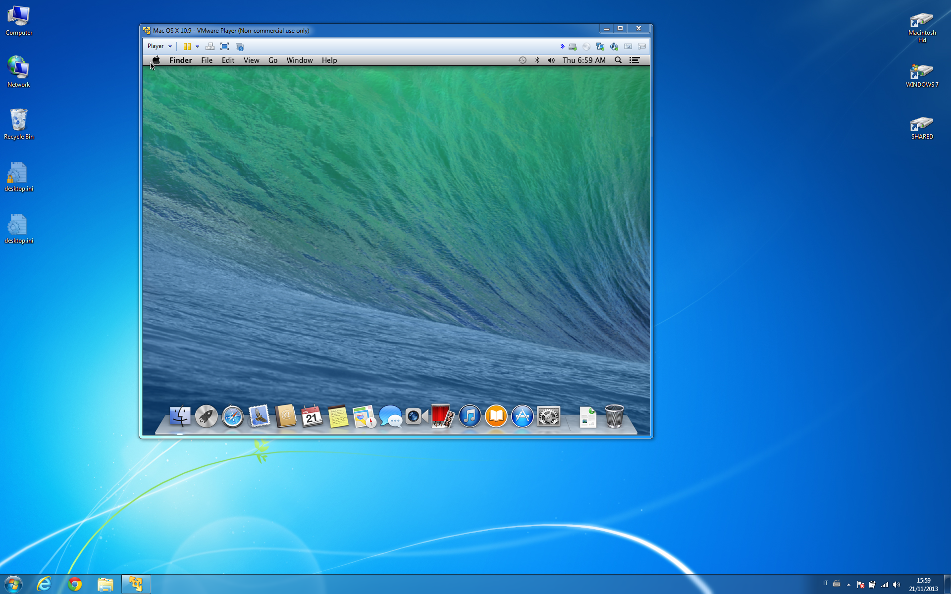 Mac os x iso vmware player download
